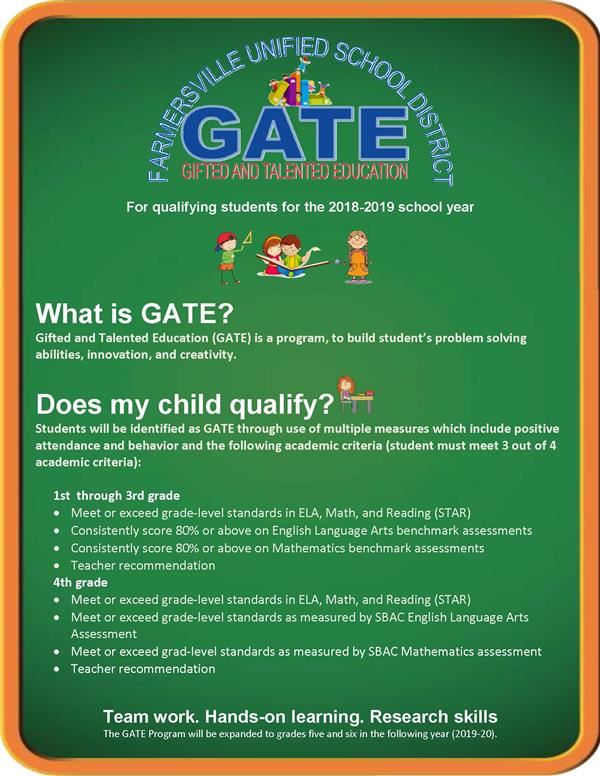 GATE Informational Flyer 